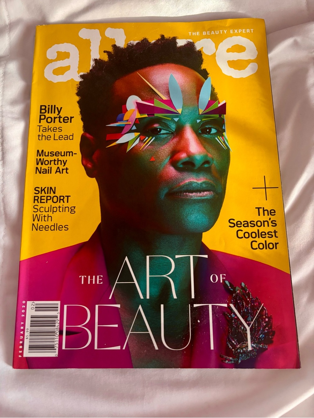 Allure Magazine February 2020 Billy Porter History Cover Art of Beauty